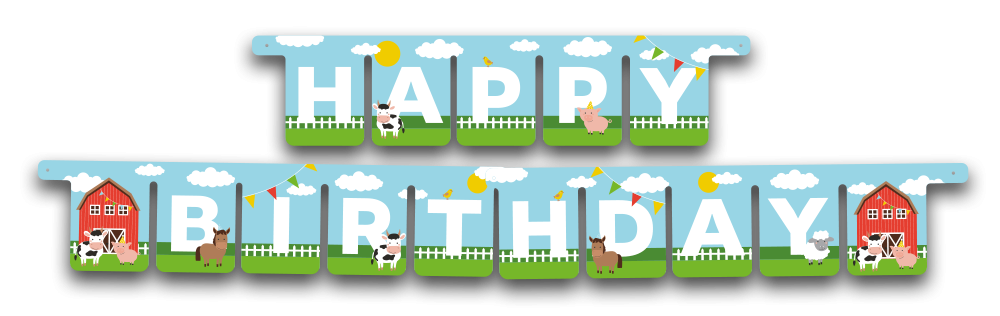 Guirlande d'animaux de la ferme