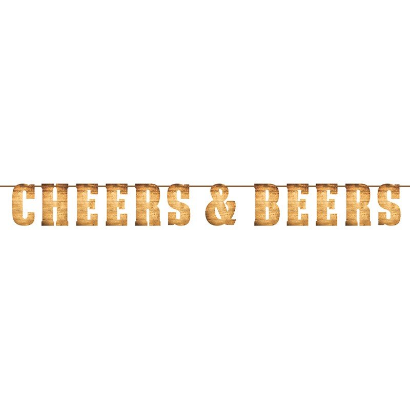 GHIRLANDA DI LETTERE CHEERS & BEERS+T2481