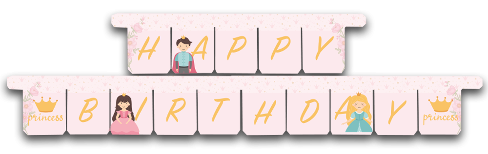 Guirlande Sweet Princess 3 M