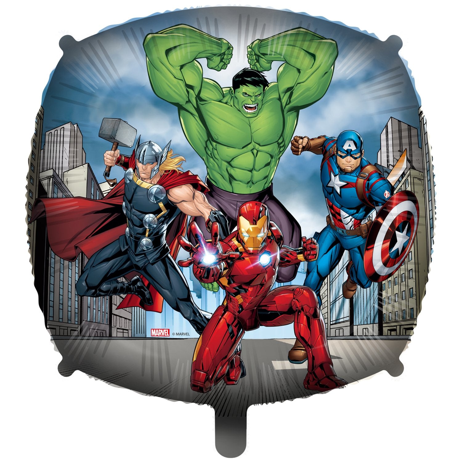 Palloncino quadrato in foil Avengers 46 cm