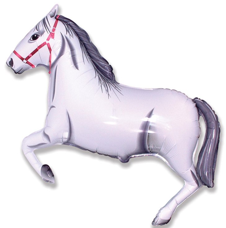 Palloncino Cavallo Bianco 107 x 75 cm