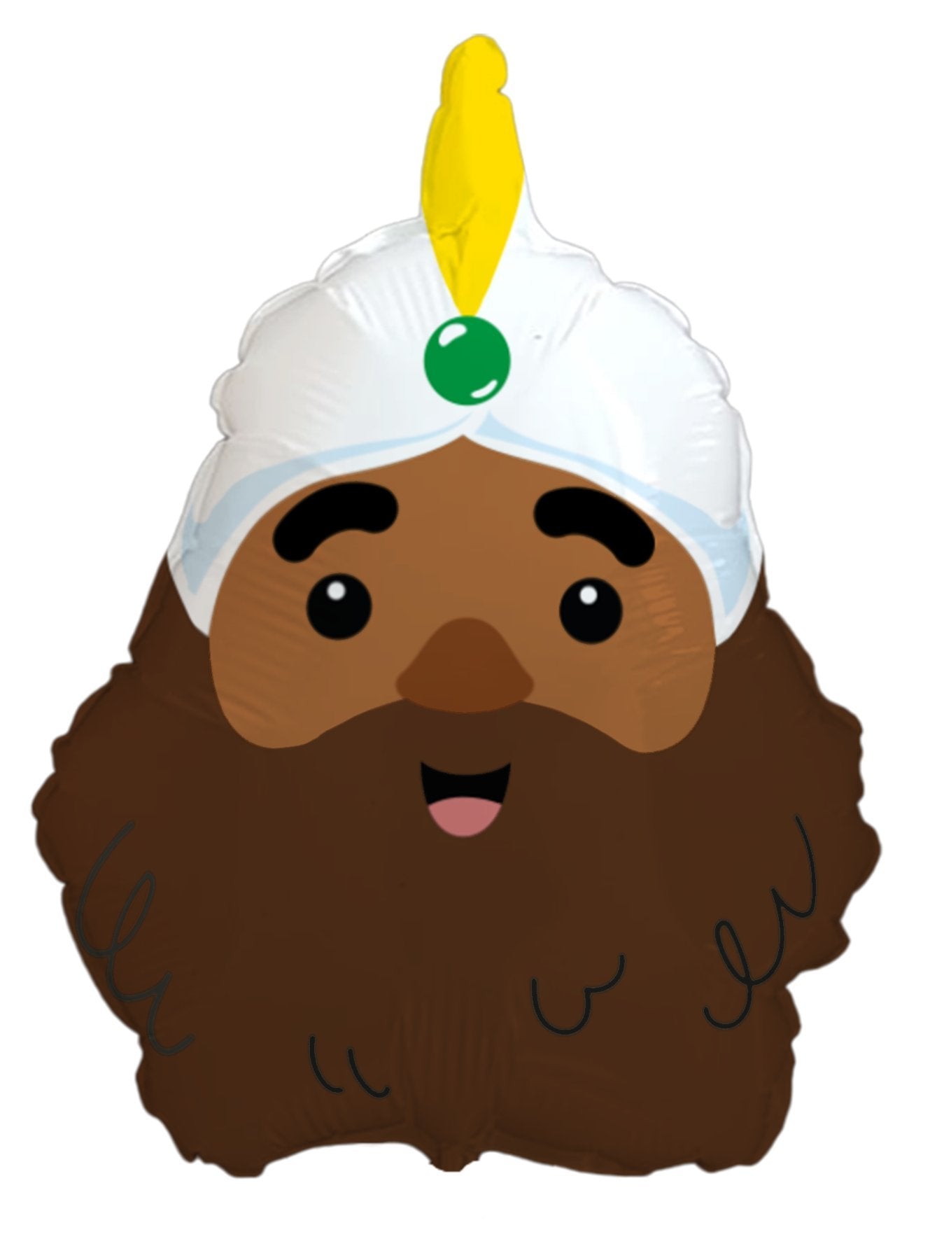 Ballon tête de Balthazar 52 x 65 cm