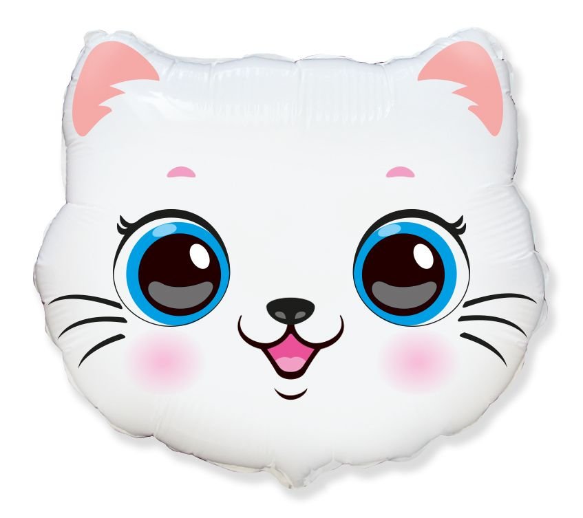 Palloncino testa di gatto 56 cm