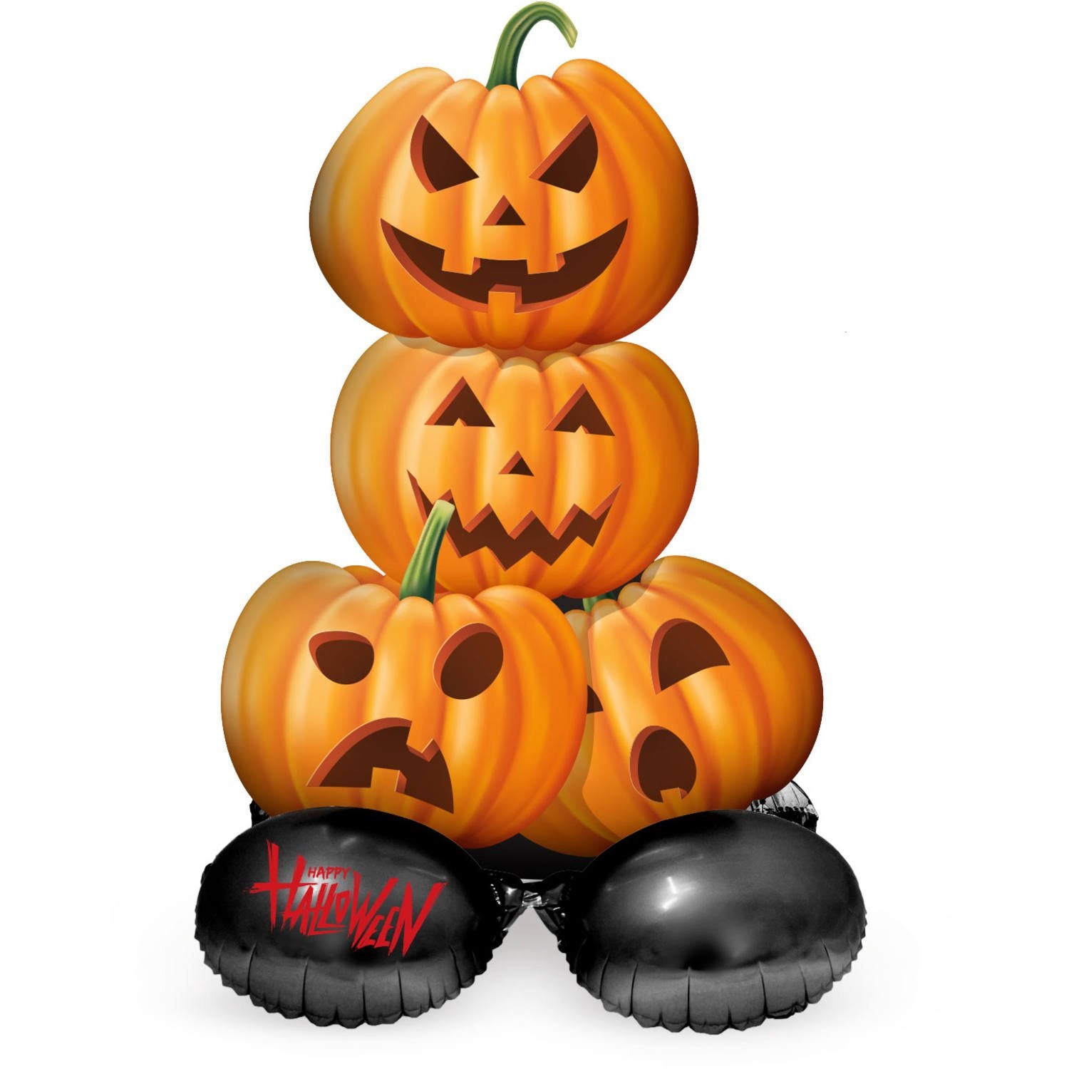 Ballon citrouille support 72 cm