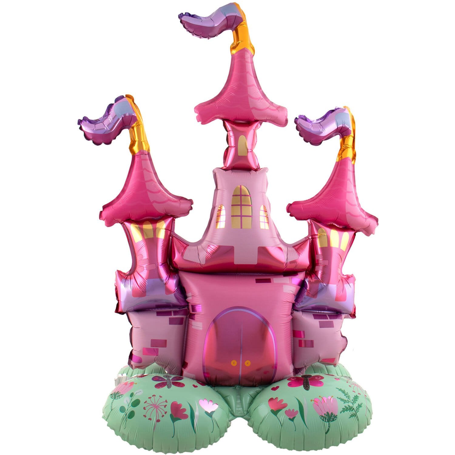 Ballon château de princesse avec socle 65 x 90 cm