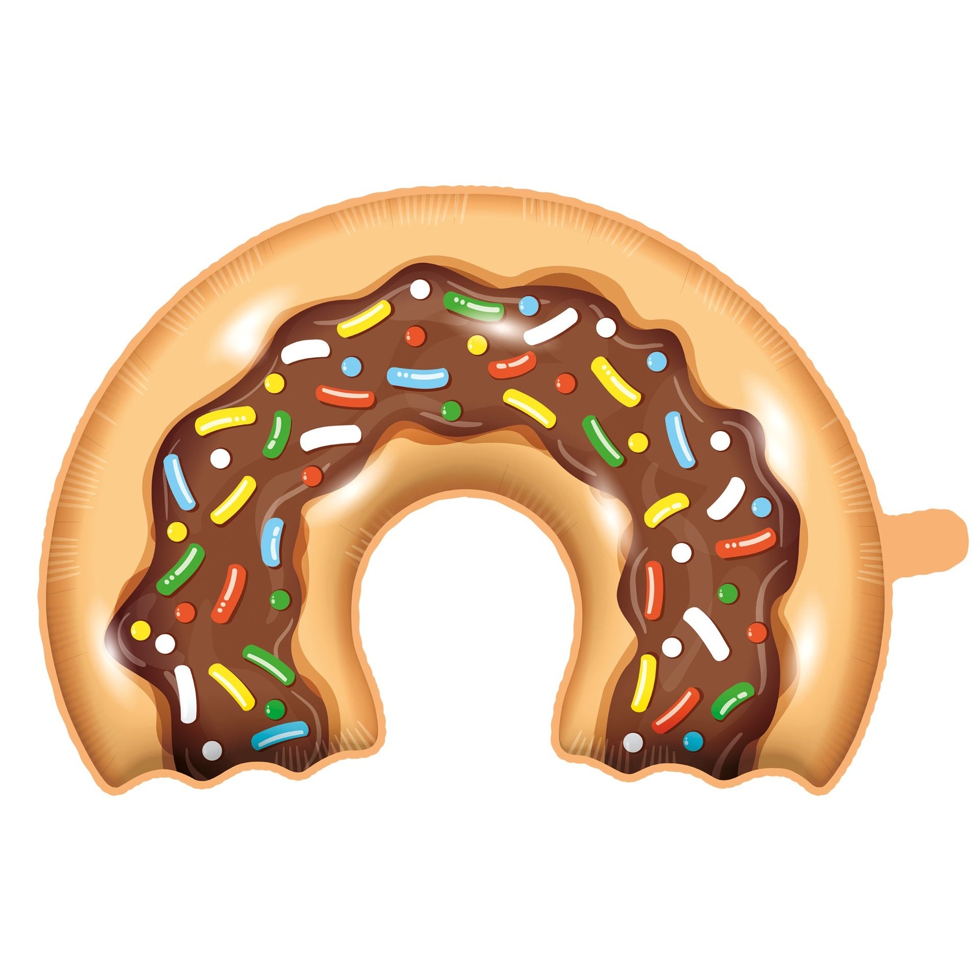 Ballon en forme de donut 71,5 x 46,5 cm