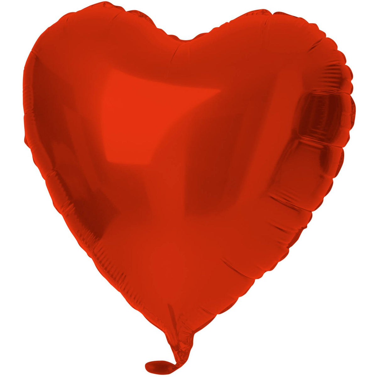 Palloncino a forma di cuore in lamina 45 cm rosso opaco