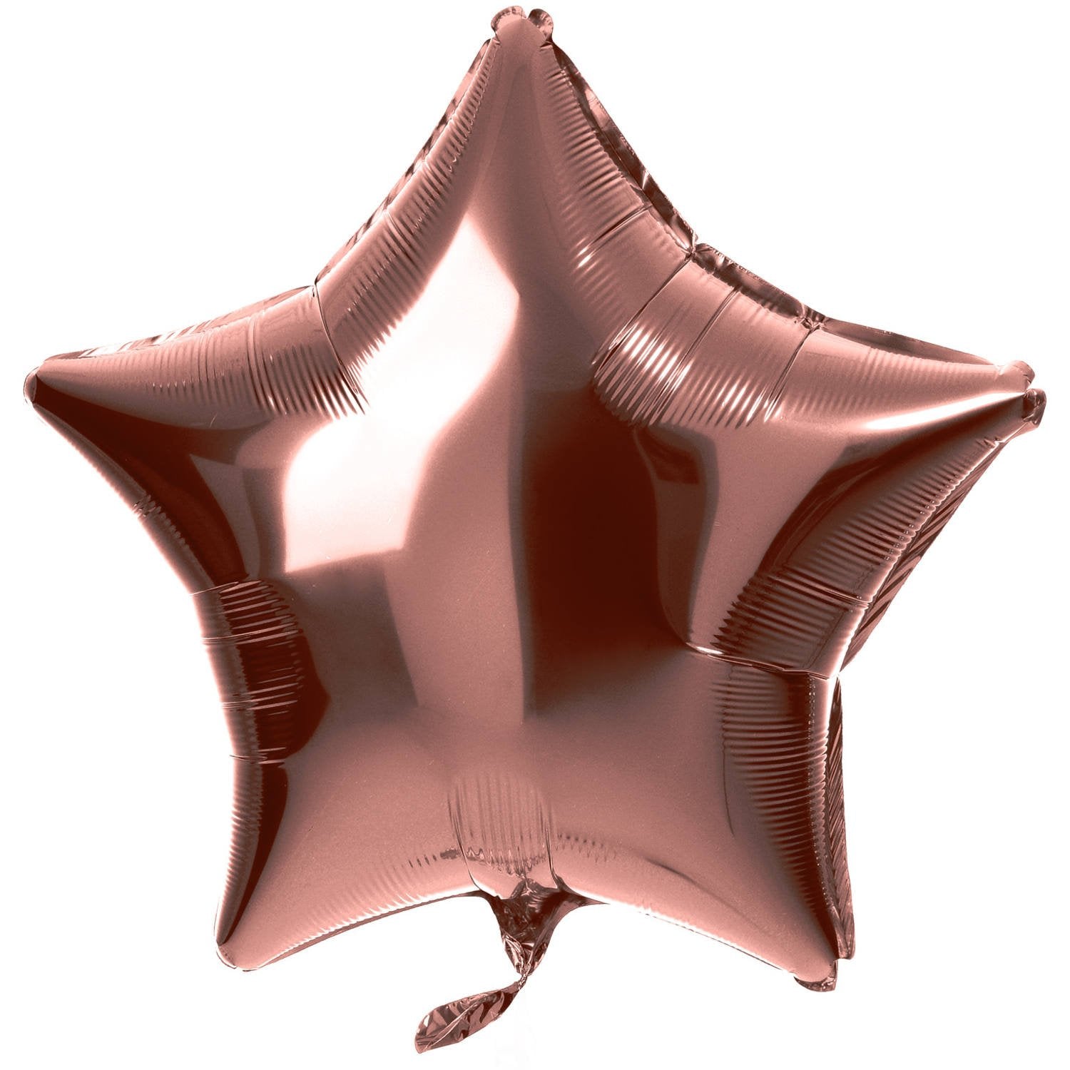 Ballon étoile en aluminium 48 cm bronze