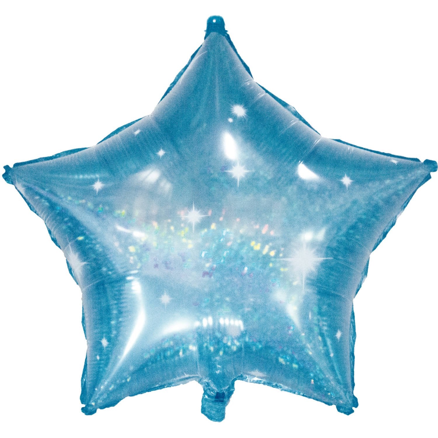 Ballon en aluminium étoile 61 cm bleu galactique