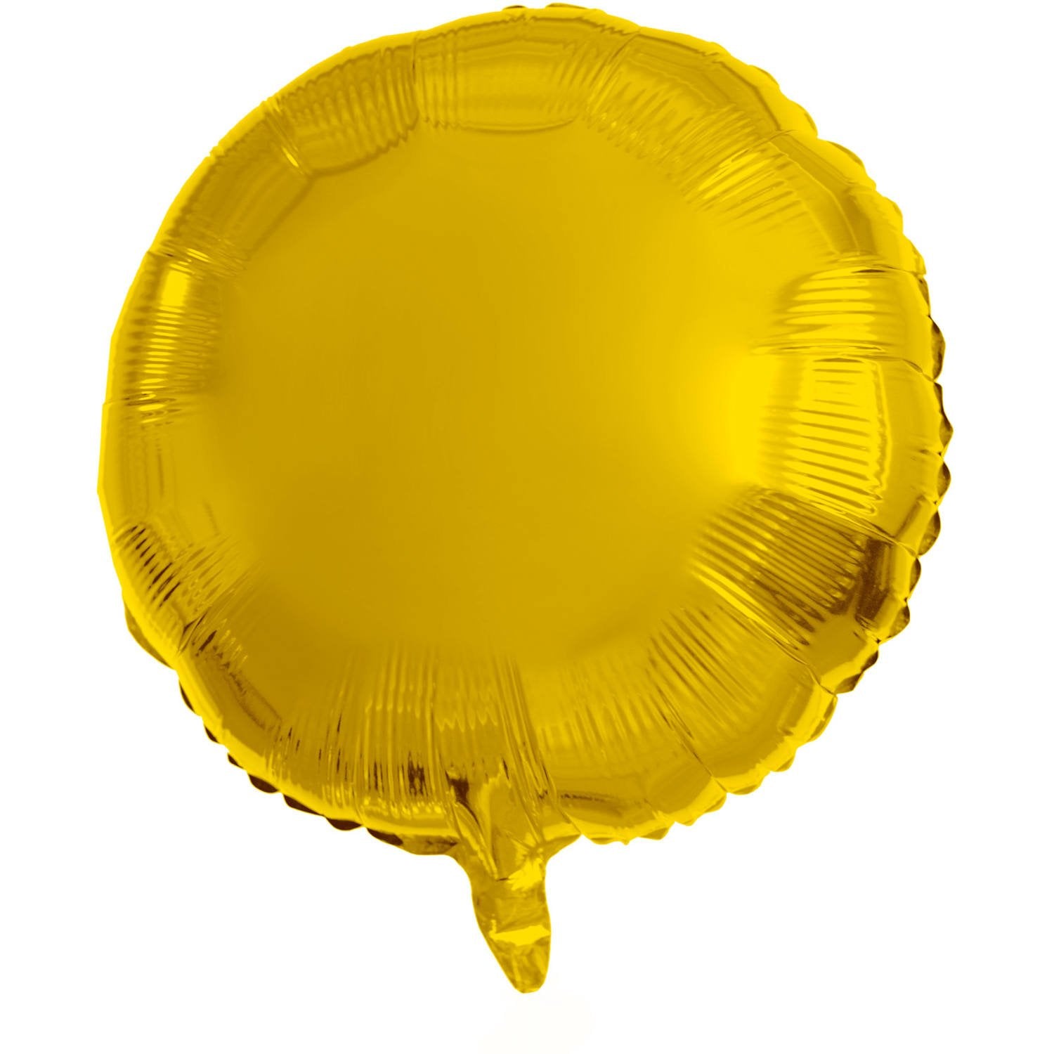 Ballon rond en aluminium 45 cm doré