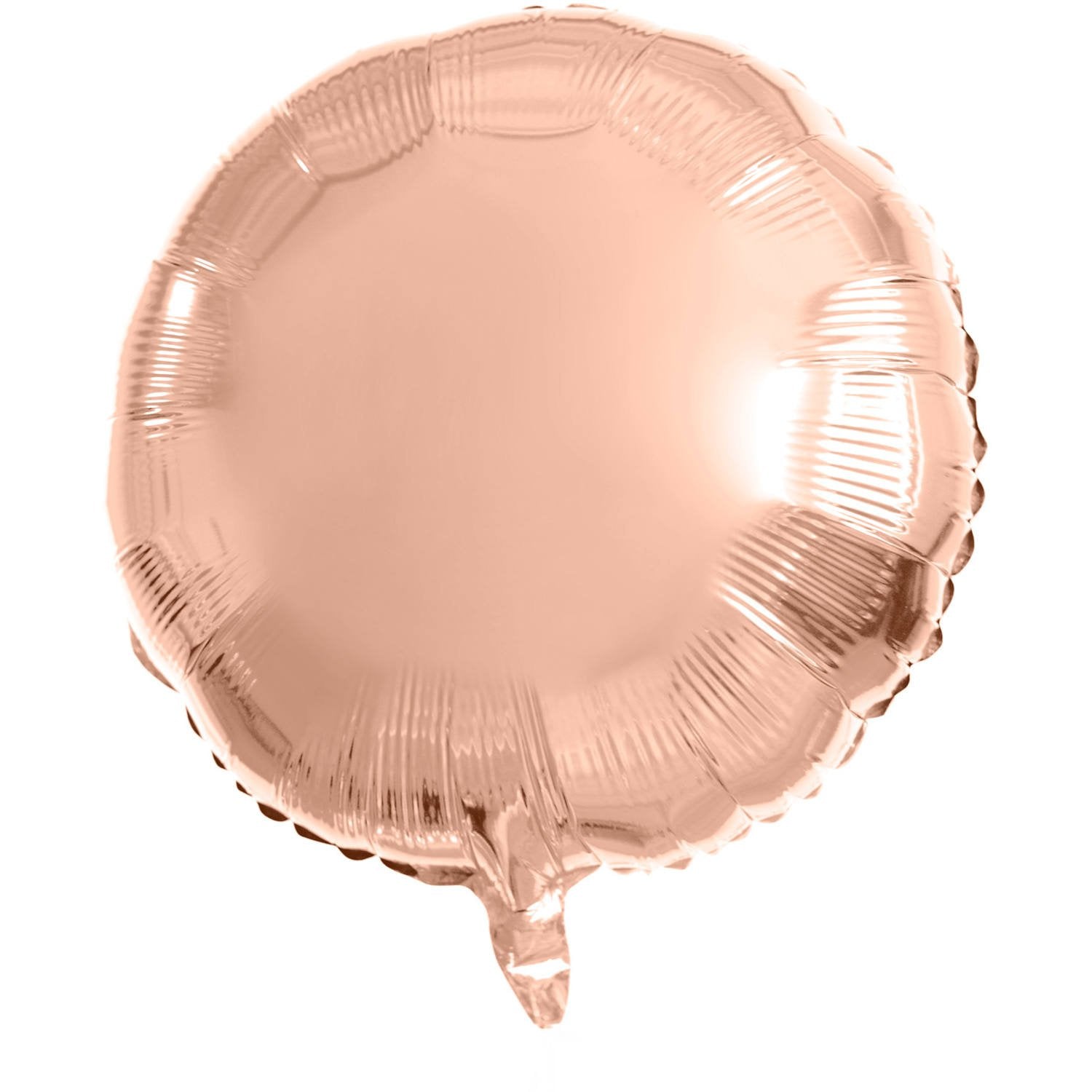 Palloncino rotondo in foil 45 cm oro rosa