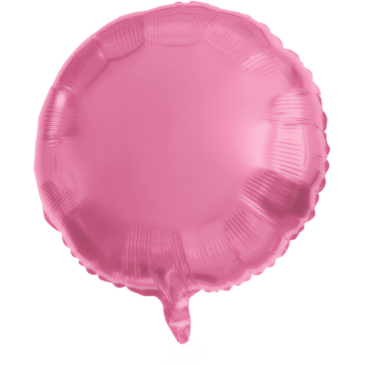 Ballon rond en aluminium 45 cm rose mat