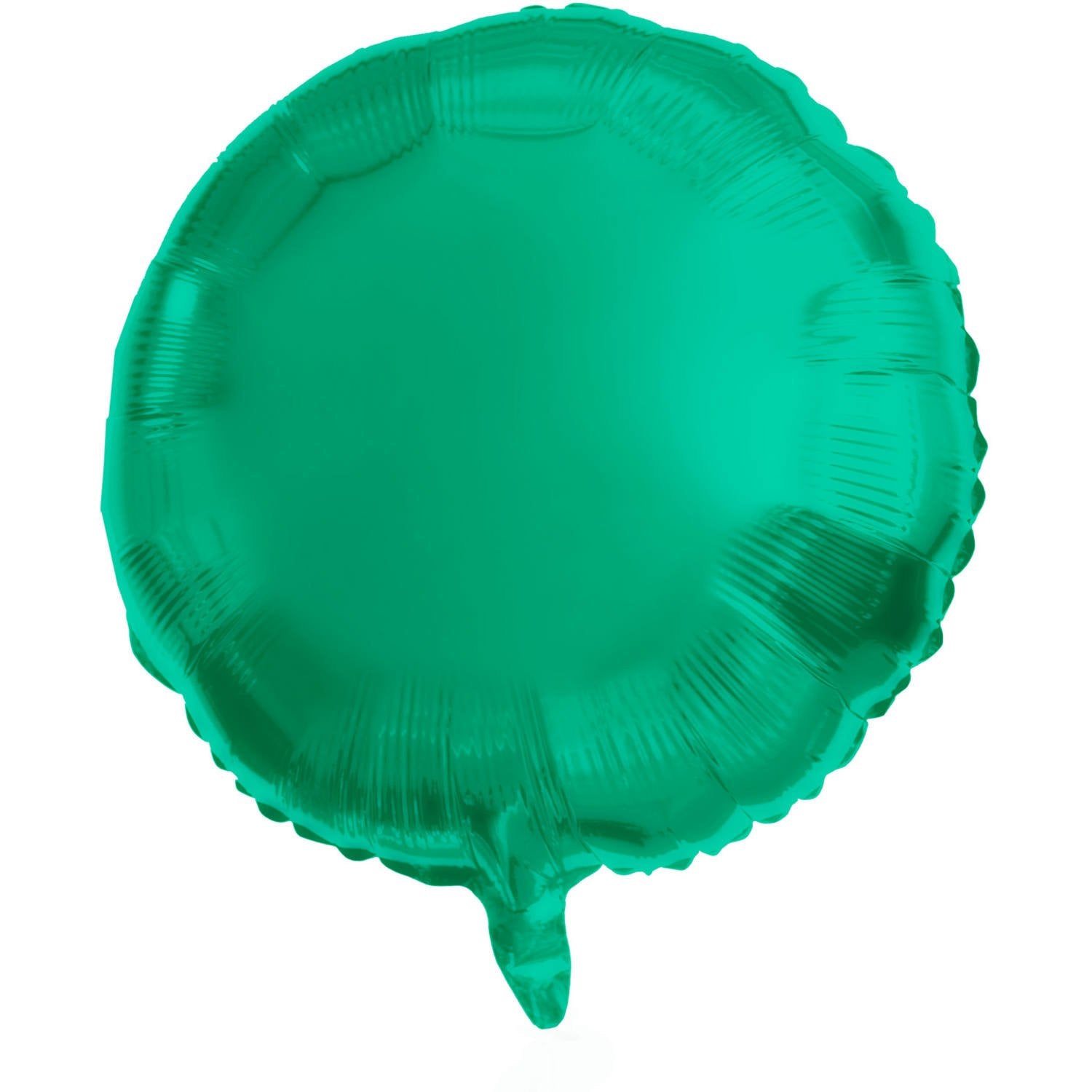 Ballon rond en aluminium 45 cm vert mat