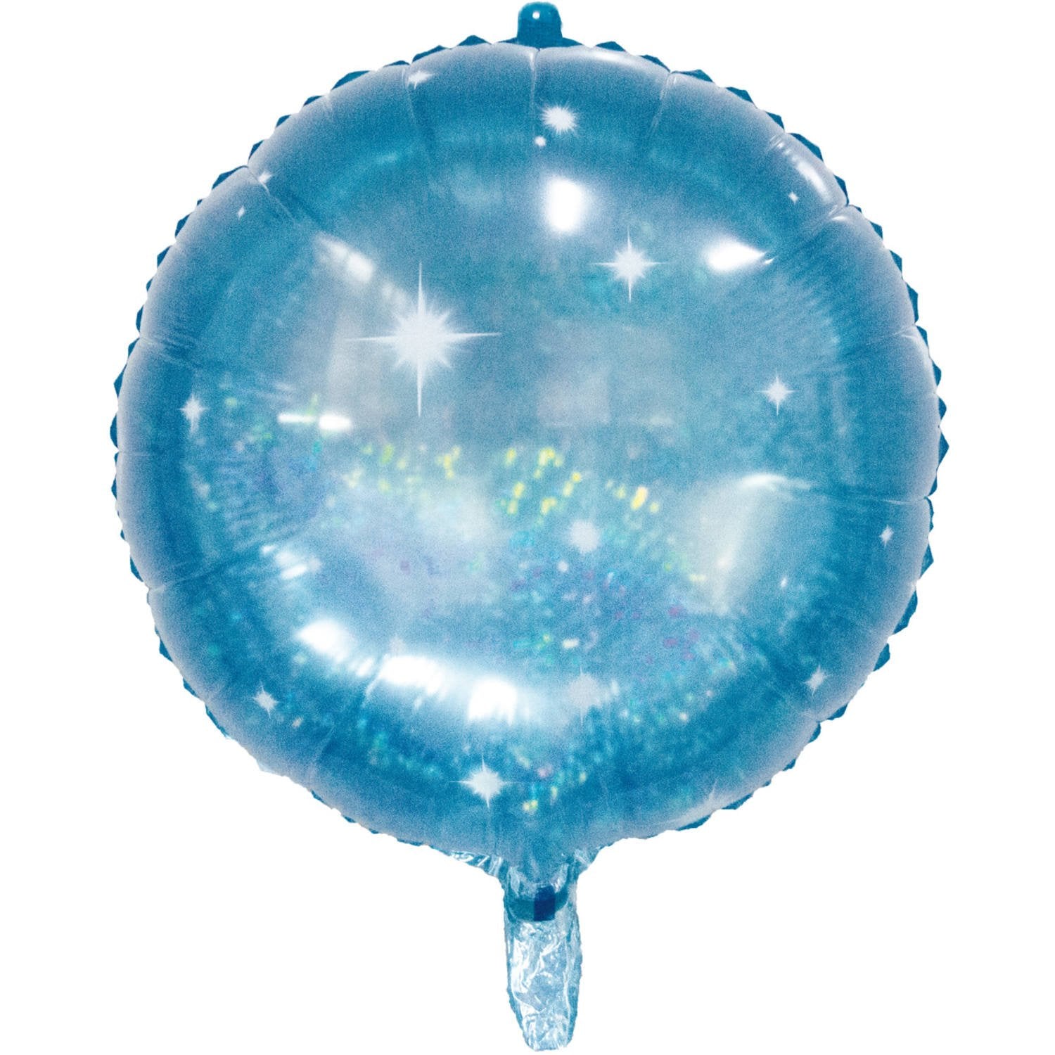 Ballon rond en aluminium Galactic Aqua 61 cm