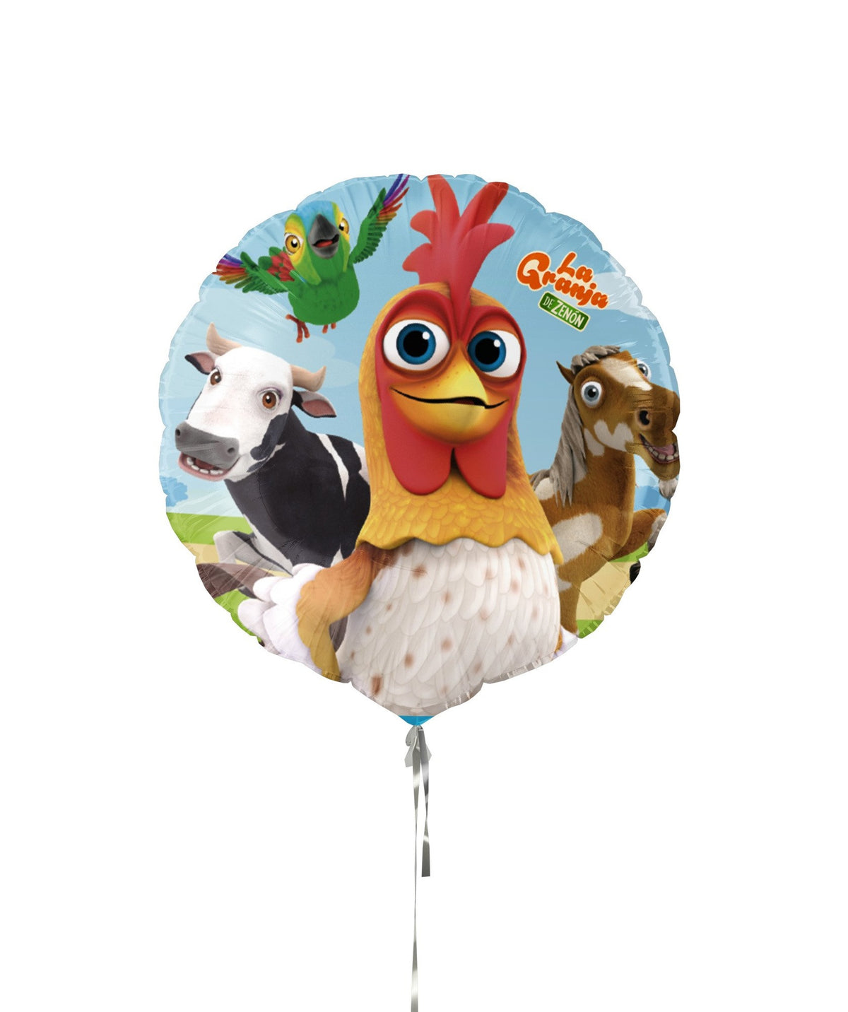 Ballon en aluminium Zenon's Farm, rond, 46 cm