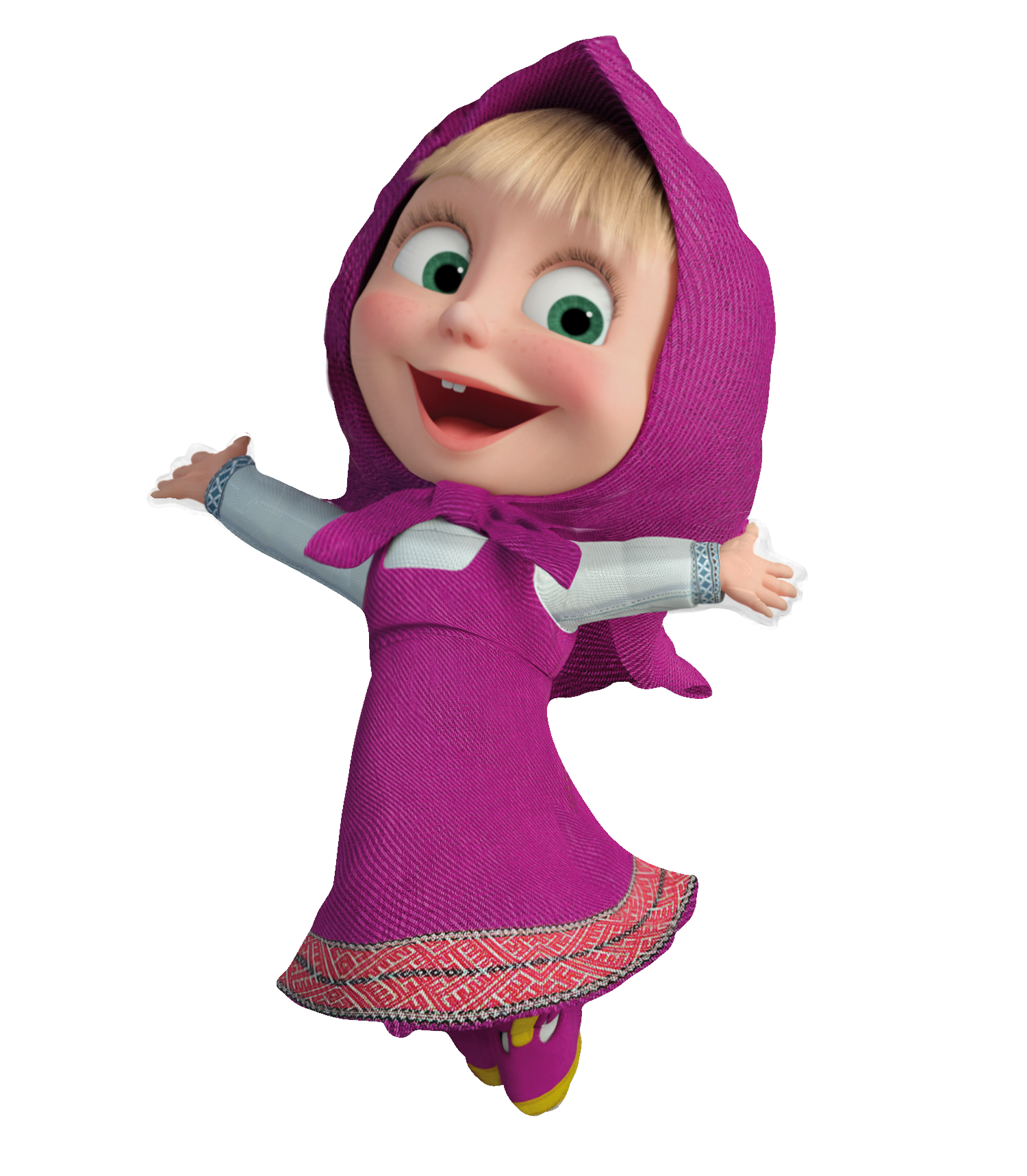 Ballon en forme de Masha 87 x 54 cm