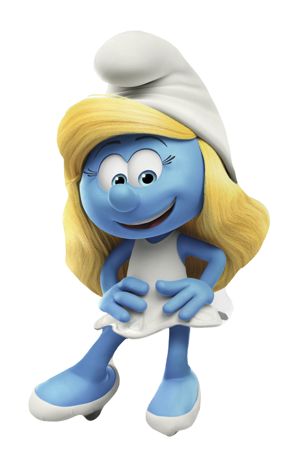 Ballon en forme de Schtroumpfette 83 x 47 cm