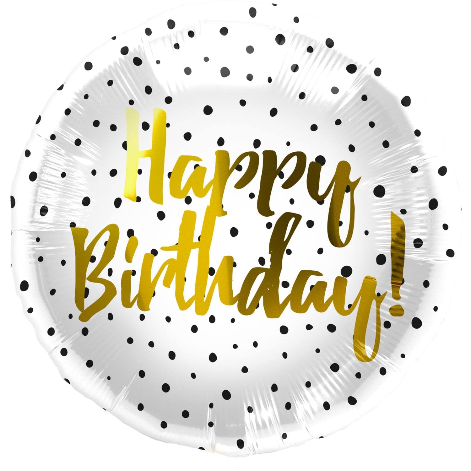 Palloncino Buon Compleanno Polka Dots 45 cm