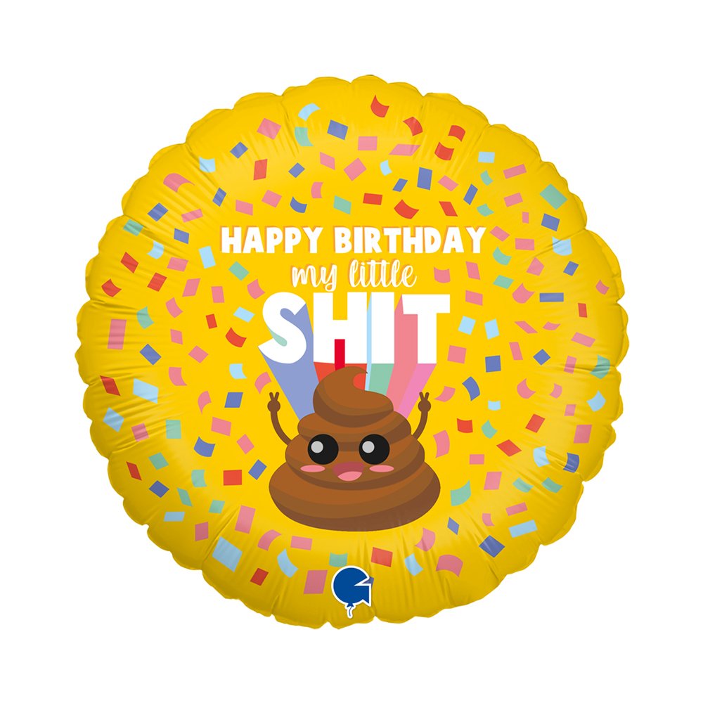 Buon compleanno Palloncino Mia Piccola Merda