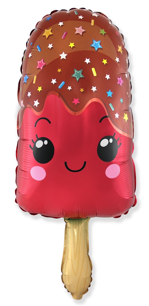 Globo di gelato rosso 85 x 43 cm
