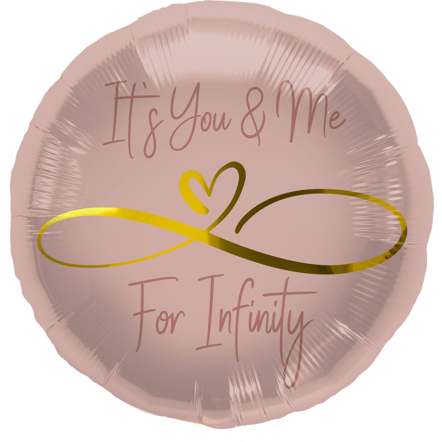 Palloncino "Its You & Me For Infinity" da 45 cm