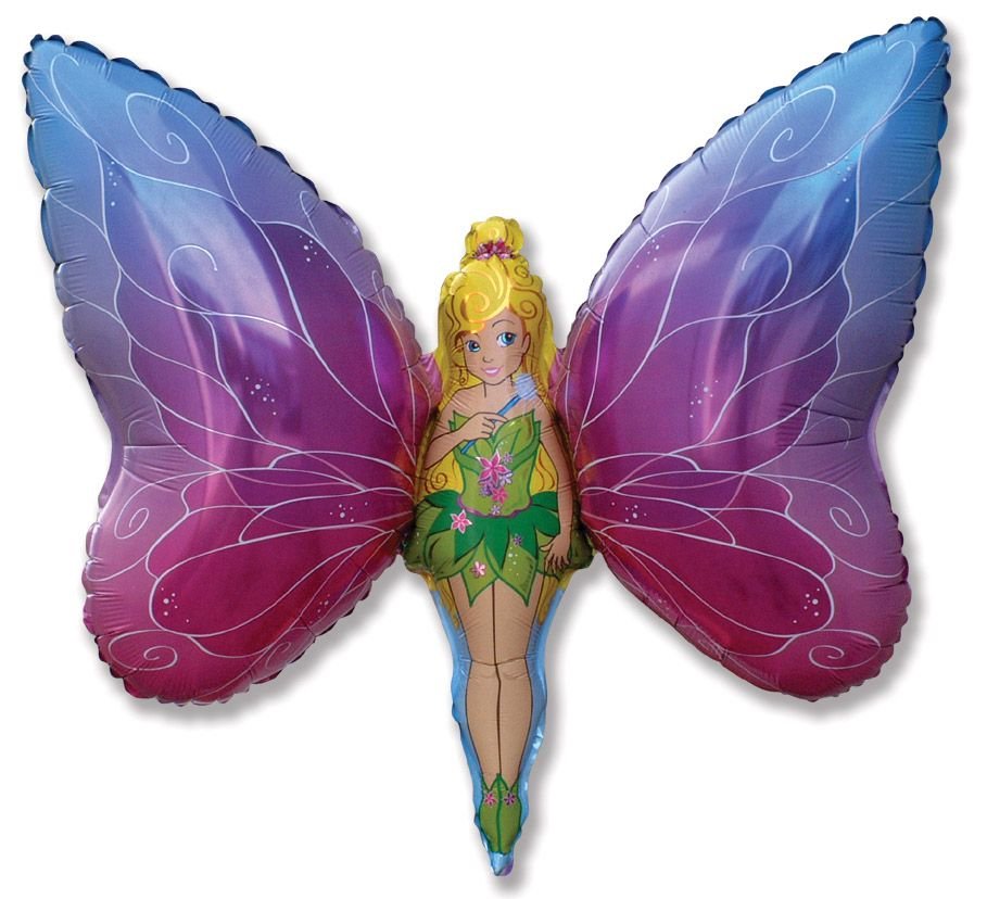 Ballon Lady Butterfly 97 x 70 cm