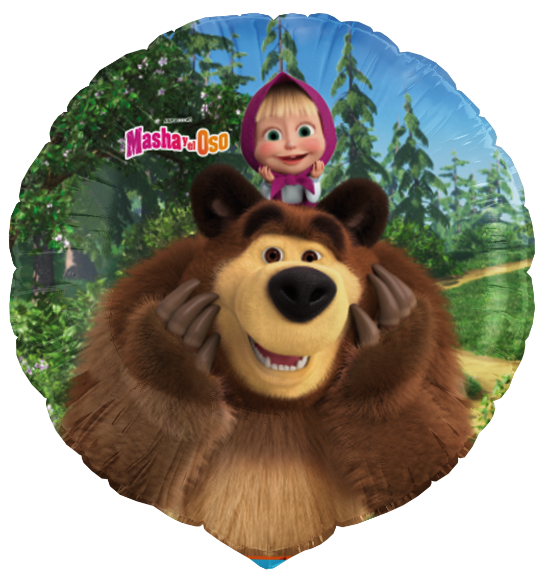 Ballon Masha et Michka 46 cm