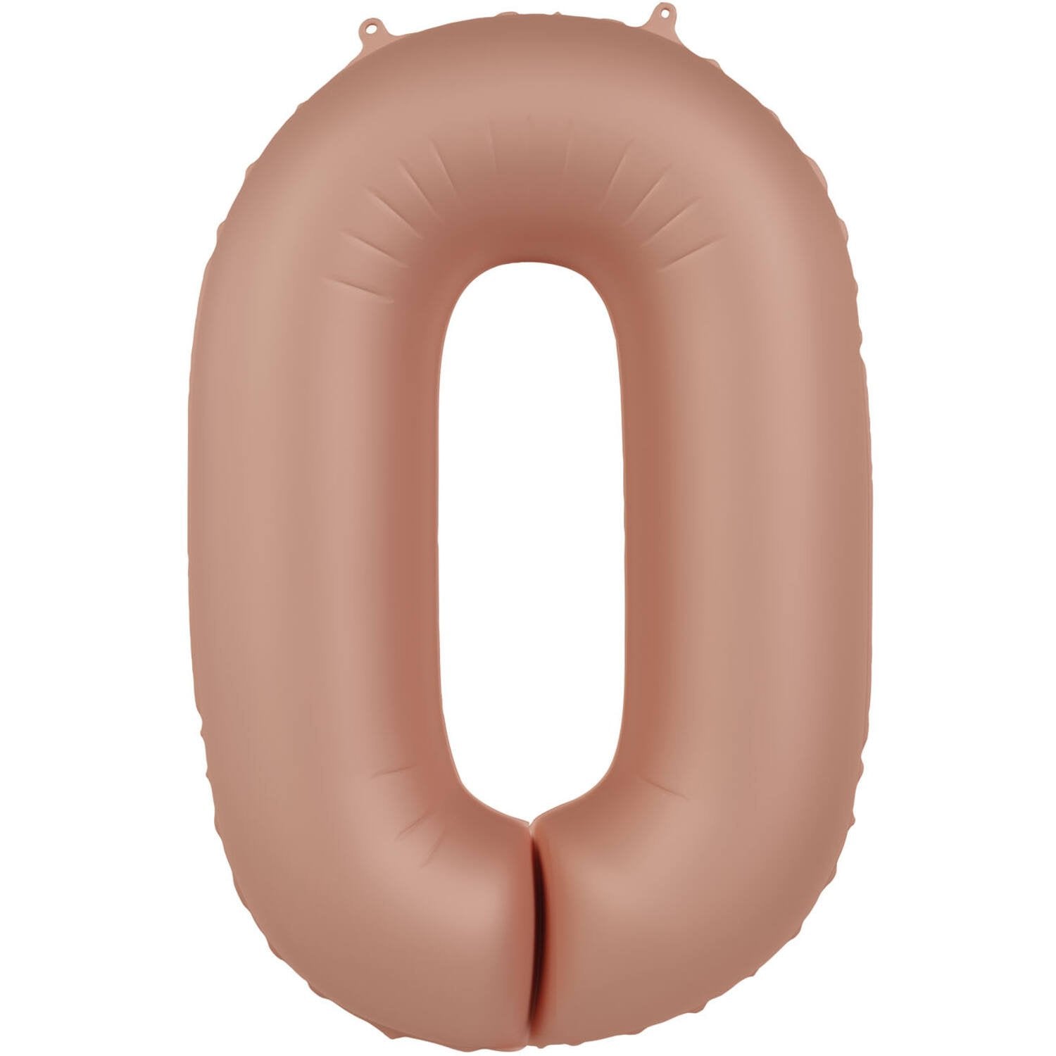Palloncino numero 0 Vintage Rose Ultra Matte 86 cm