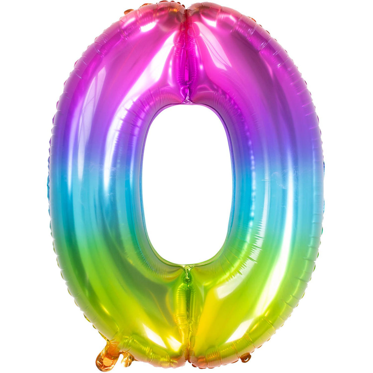 Palloncino numero 0 86 cm Multicolore