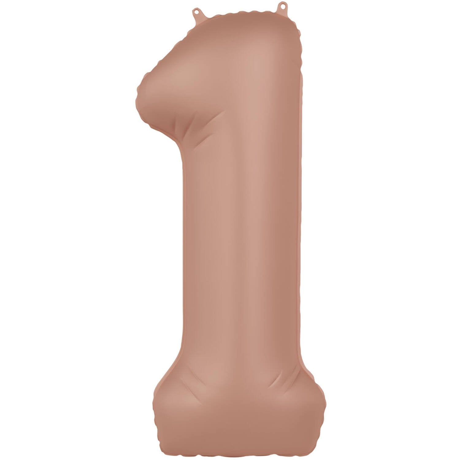 Palloncino numero 1 Vintage Rose Ultra Matte 86 cm
