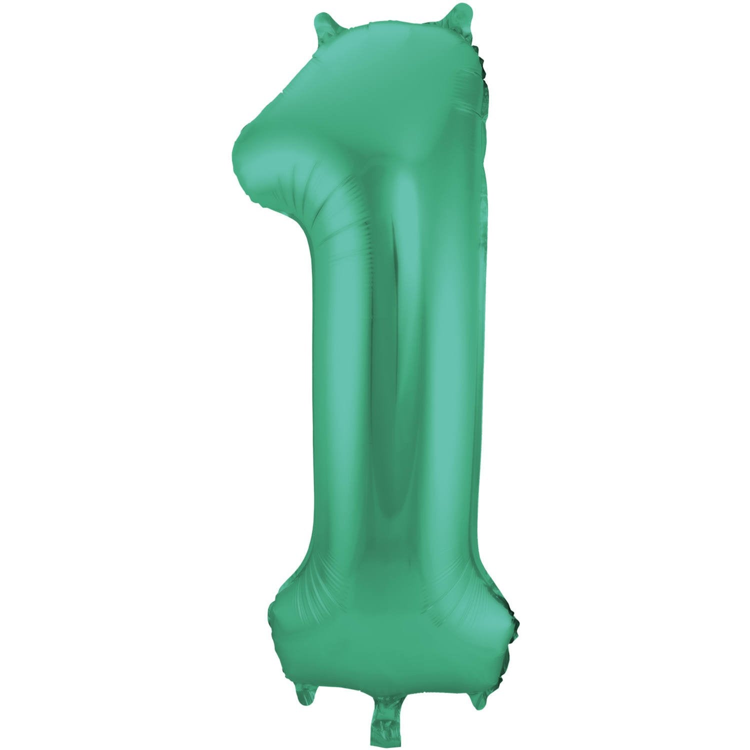 Ballon chiffre 1 86 cm vert mat