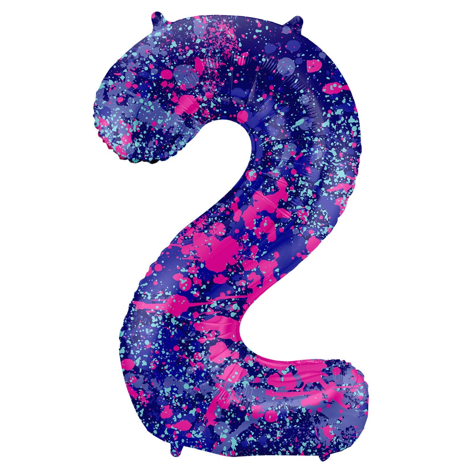 Ballon numéro 2 « Éclaboussure de peinture » ​​86 cm