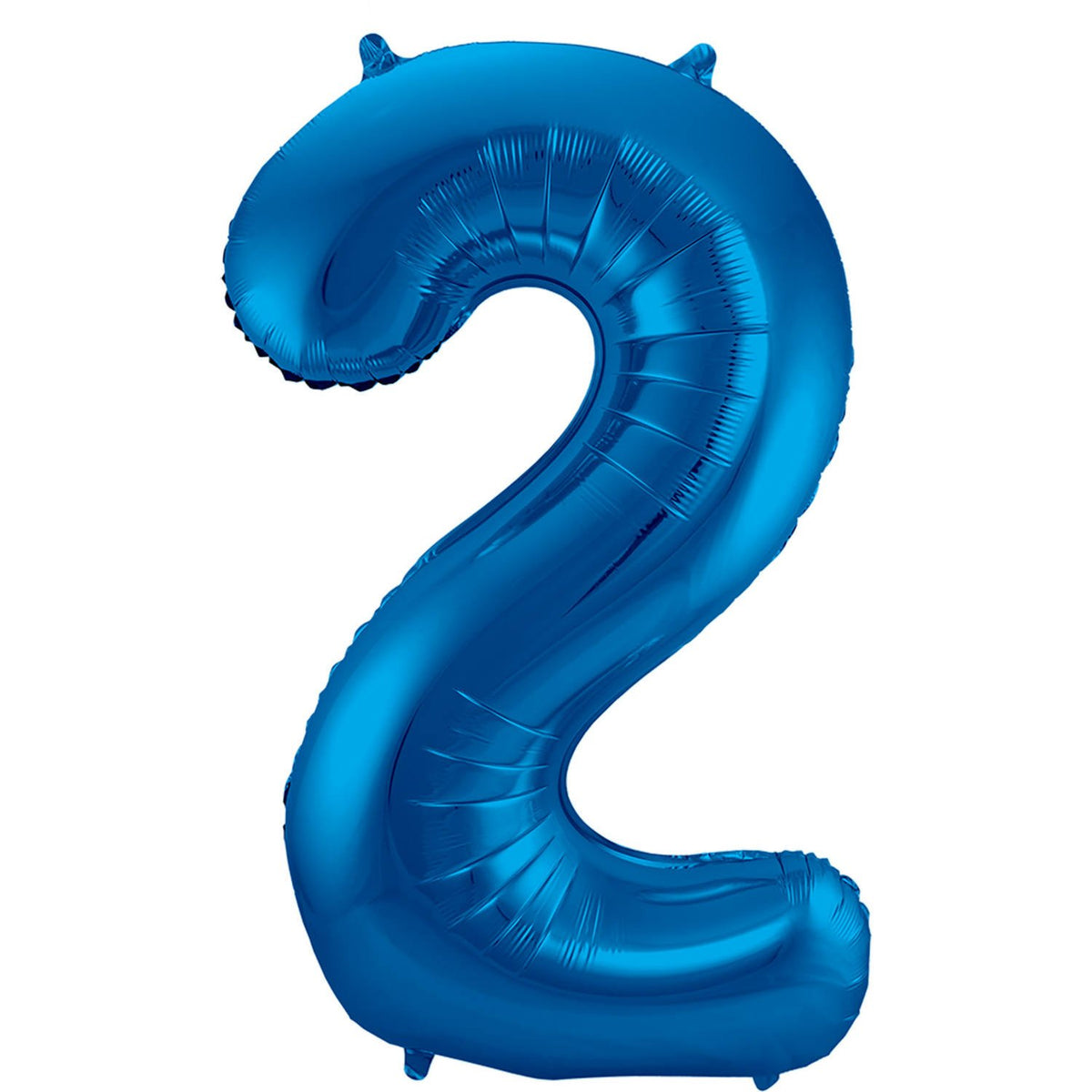 Ballon chiffre 2, 86 cm, bleu