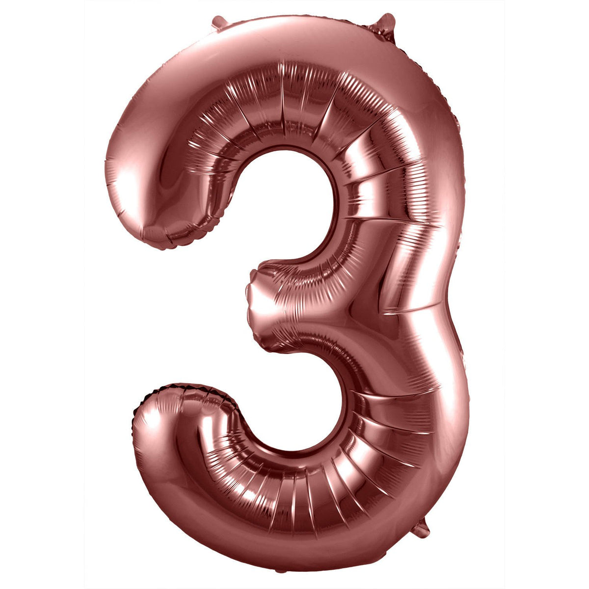 Palloncino numero 3, 86 cm, bronzo