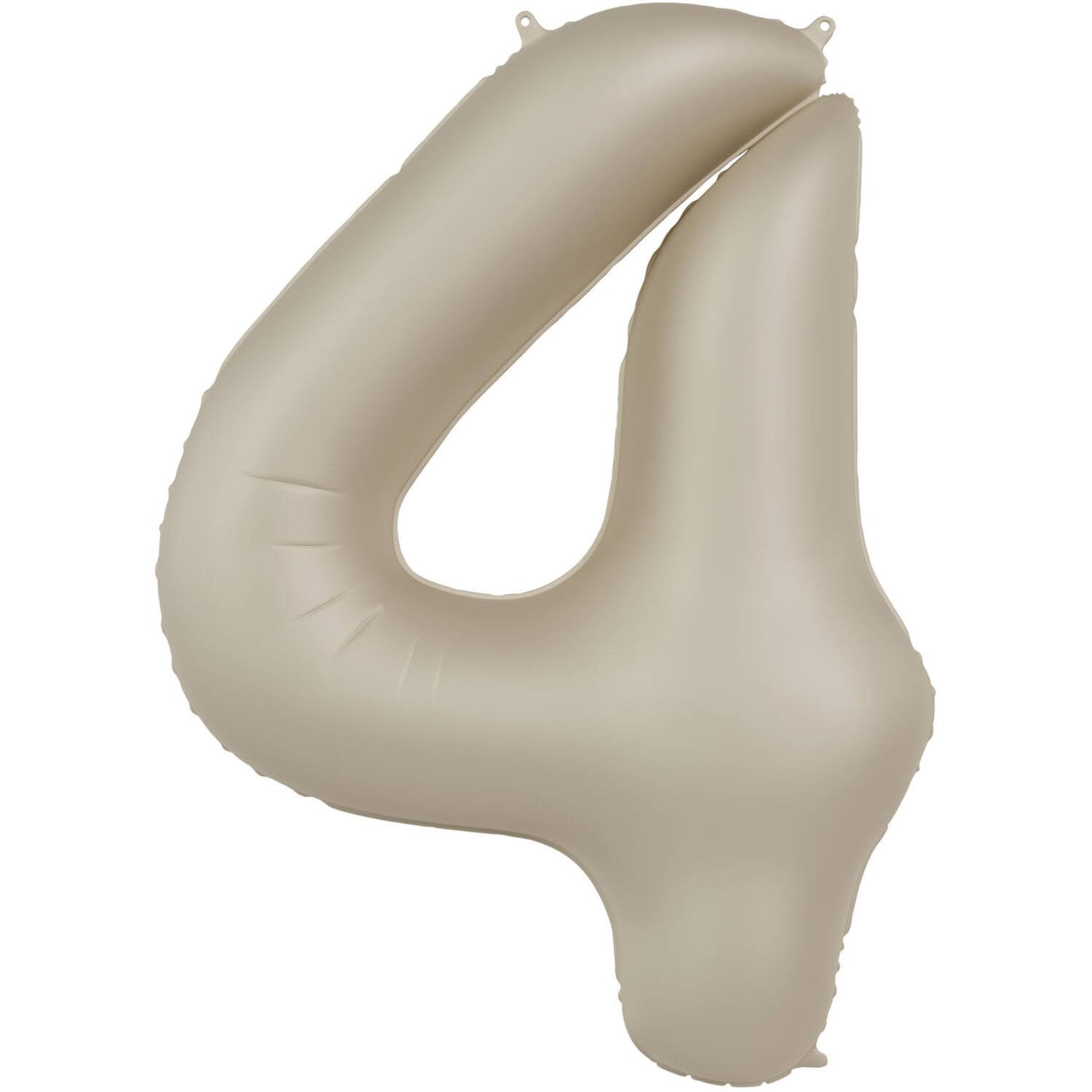 Palloncino Numero 4 Latte Cremoso Ultra Opaco 86 cm