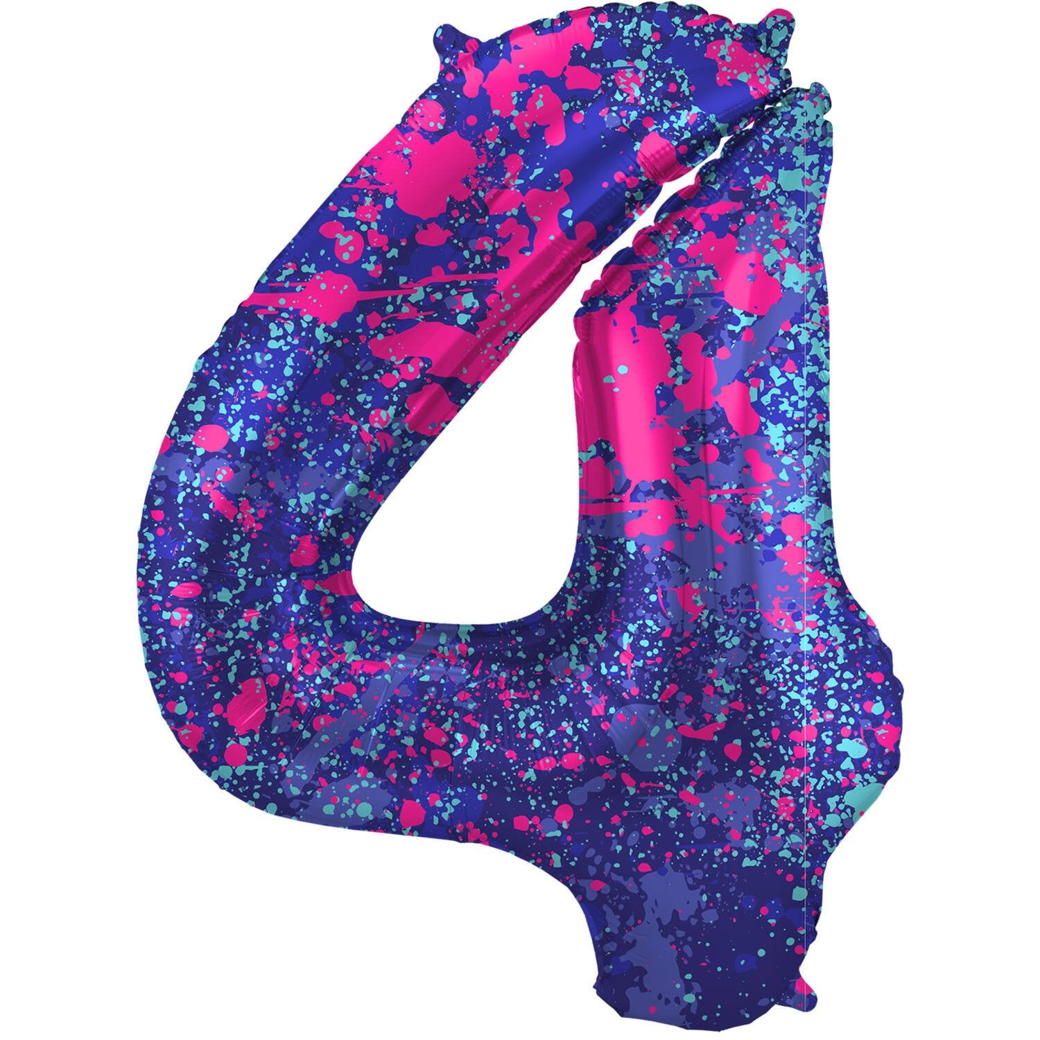 Ballon numéro 4 « Éclaboussure de peinture » ​​86 cm