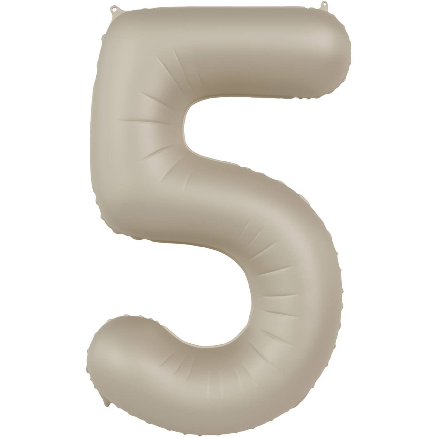 Palloncino Numero 5 Latte Cremoso Ultra Opaco 86 cm