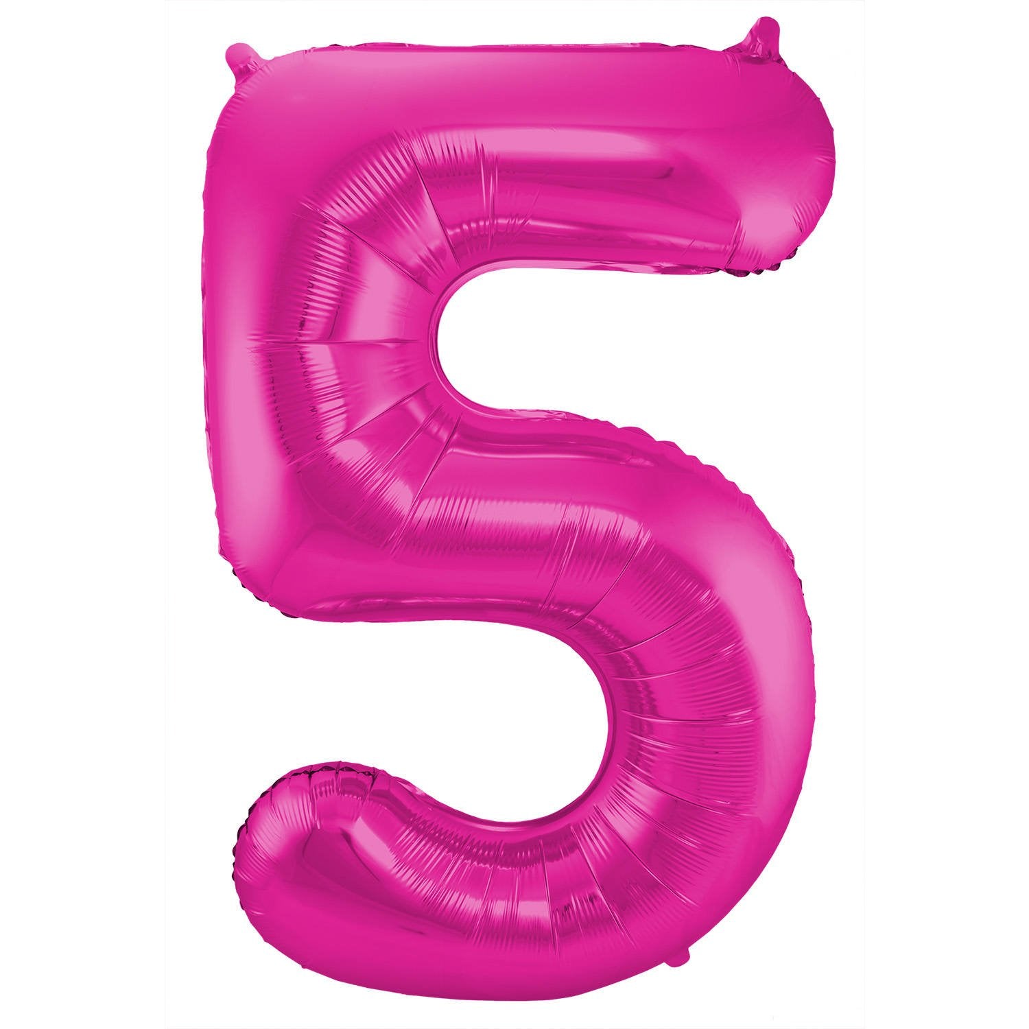 Palloncino numero 5, 86 cm, rosa