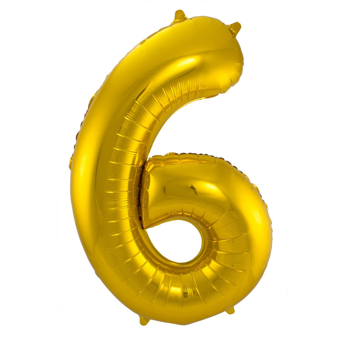 Ballon chiffre 6 86 cm Or