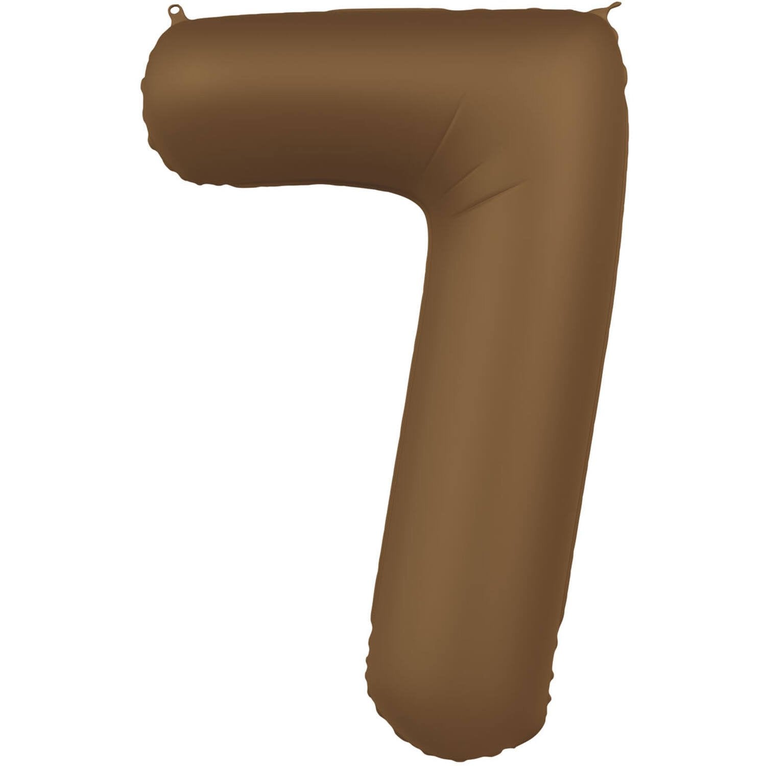 Ballon numéro 7, marron chocolat ultra mat, 86 cm