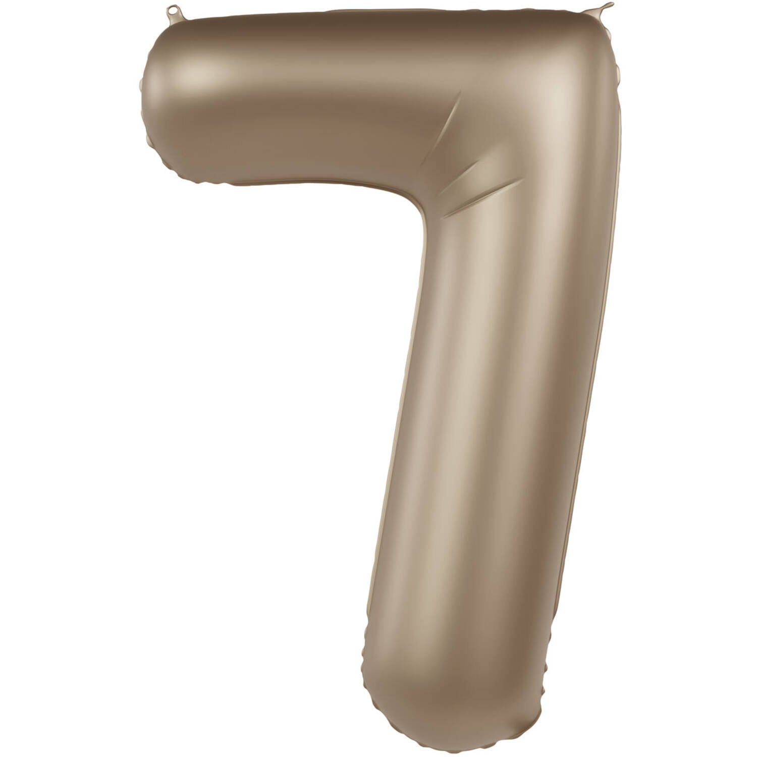 Ballon numéro 7 Starlight Gold Satin Glitter 86 cm
