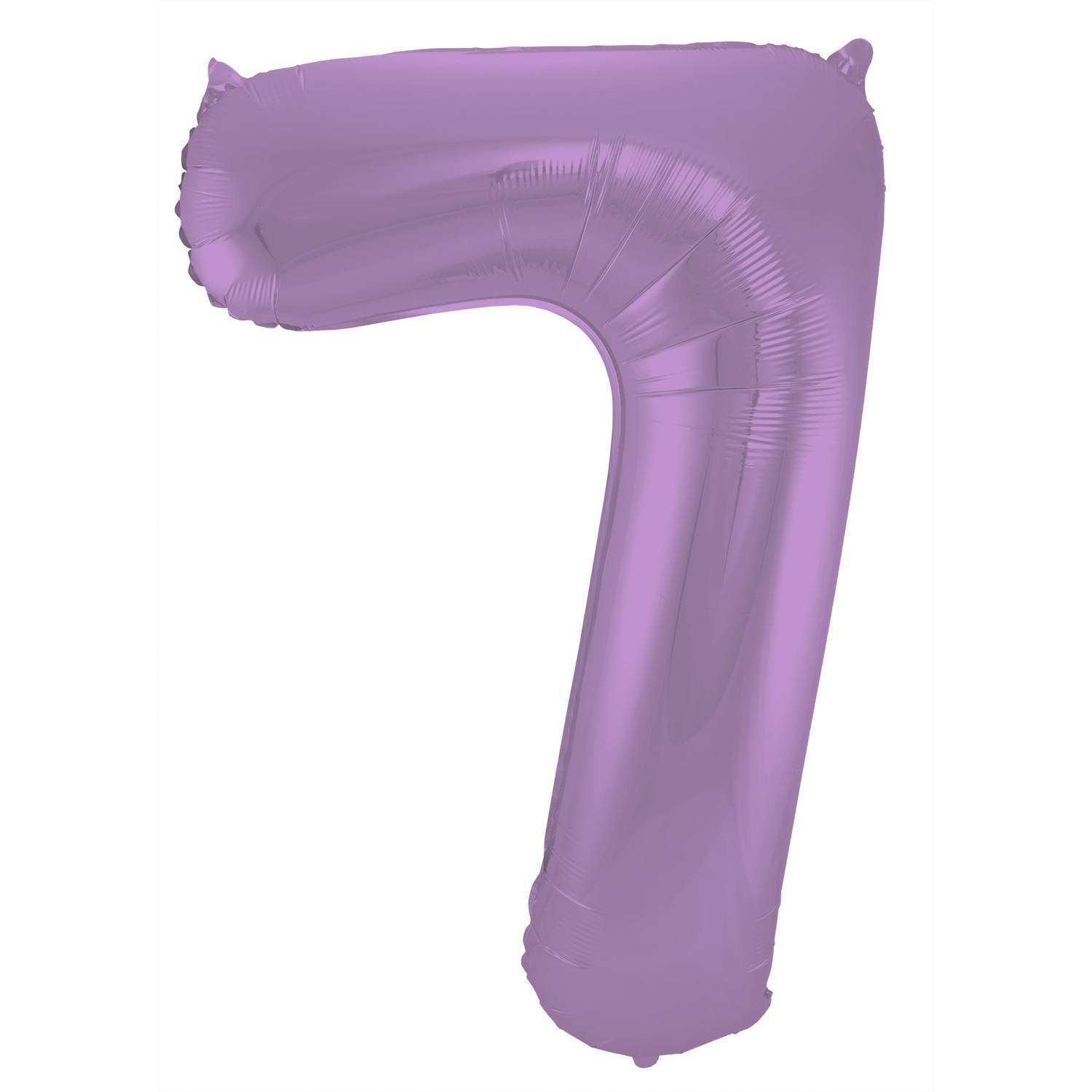 Ballon chiffre 7, 86 cm, lilas mat