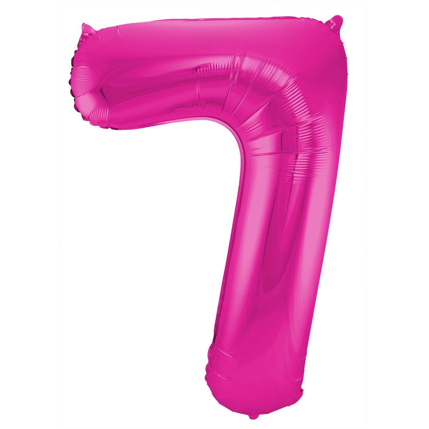 Ballon chiffre 7, 86 cm, rose
