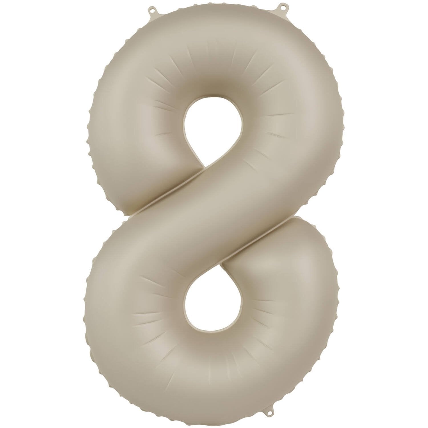Palloncino Numero 8 Latte Cremoso Ultra Opaco 86 cm