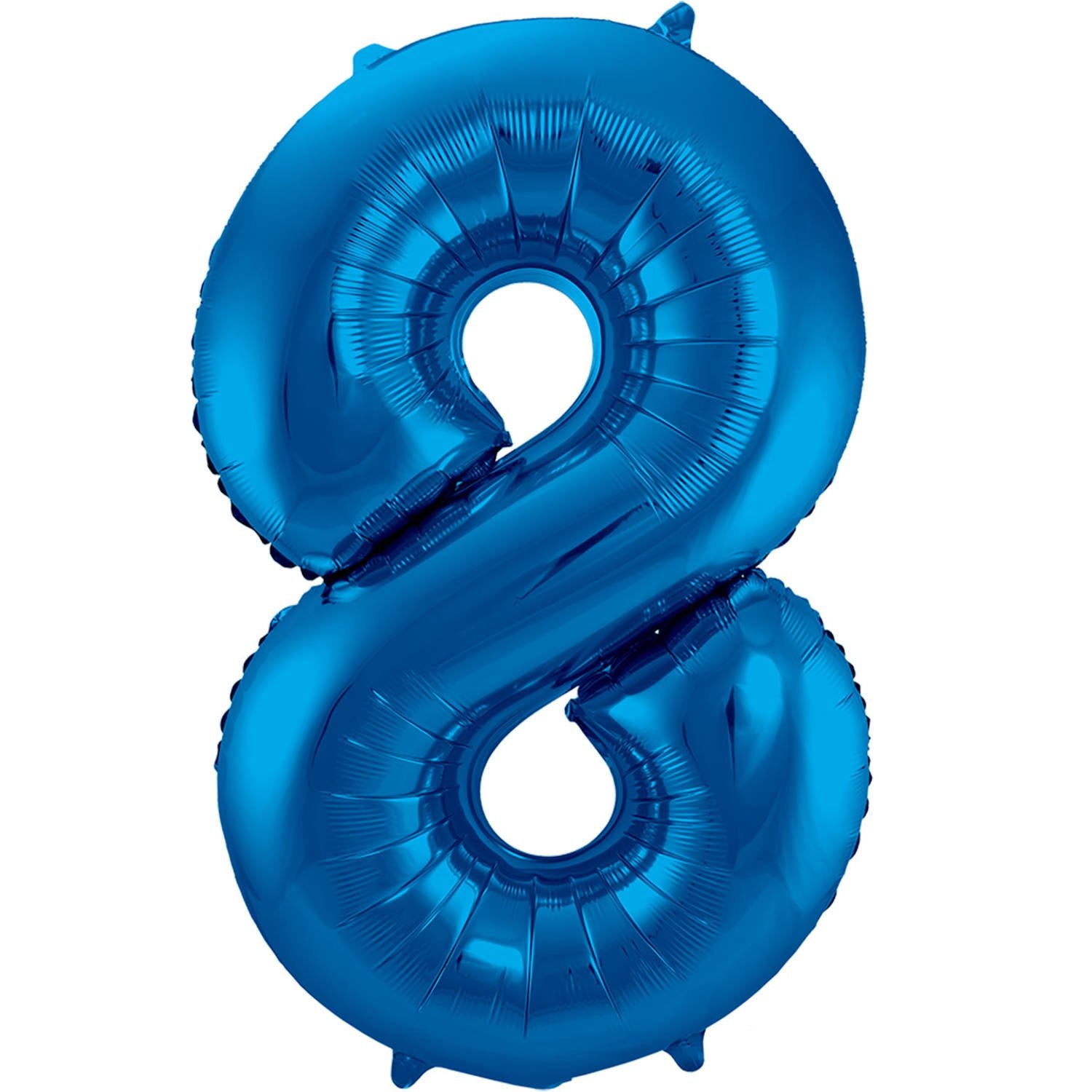 Ballon chiffre 8, 86 cm, bleu
