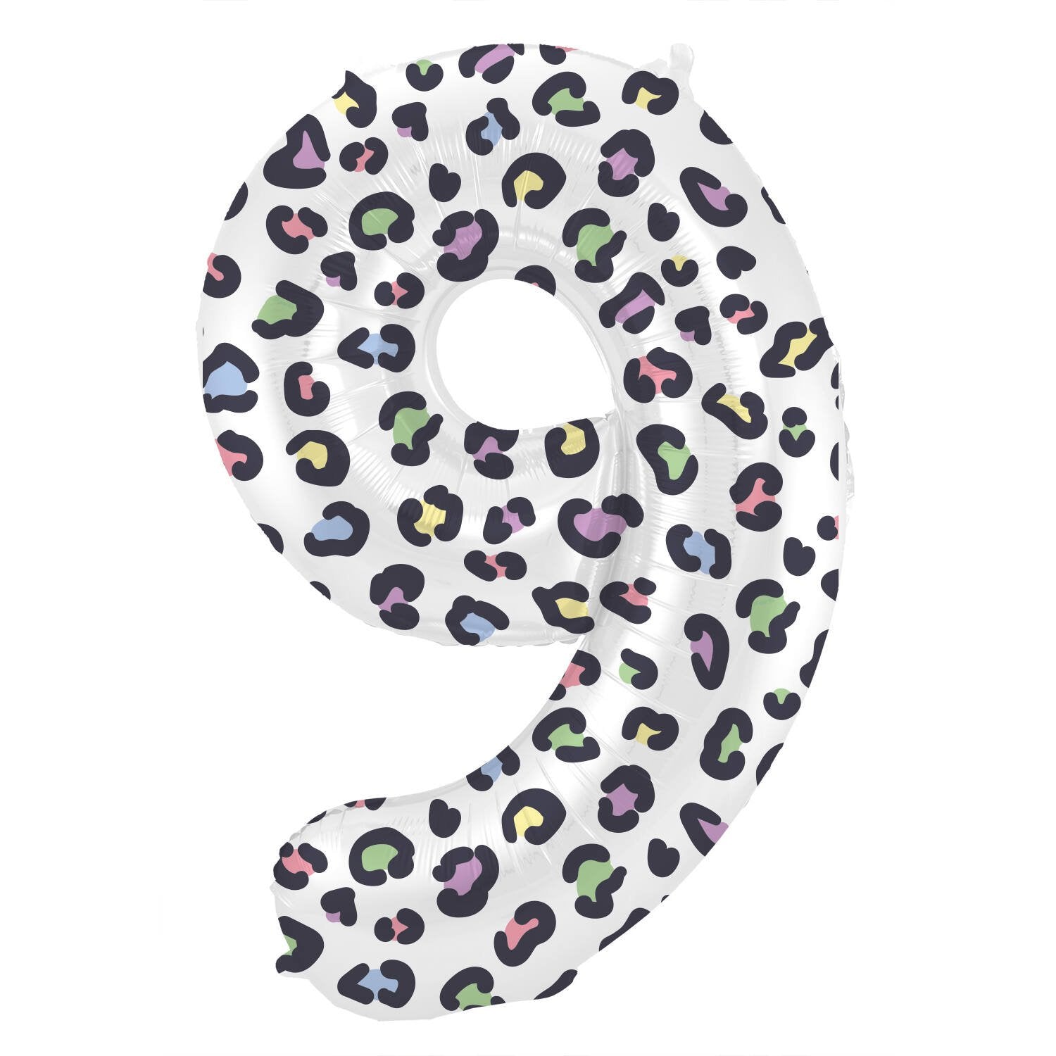 Ballon numéro 9 Panthère brillante 86 cm