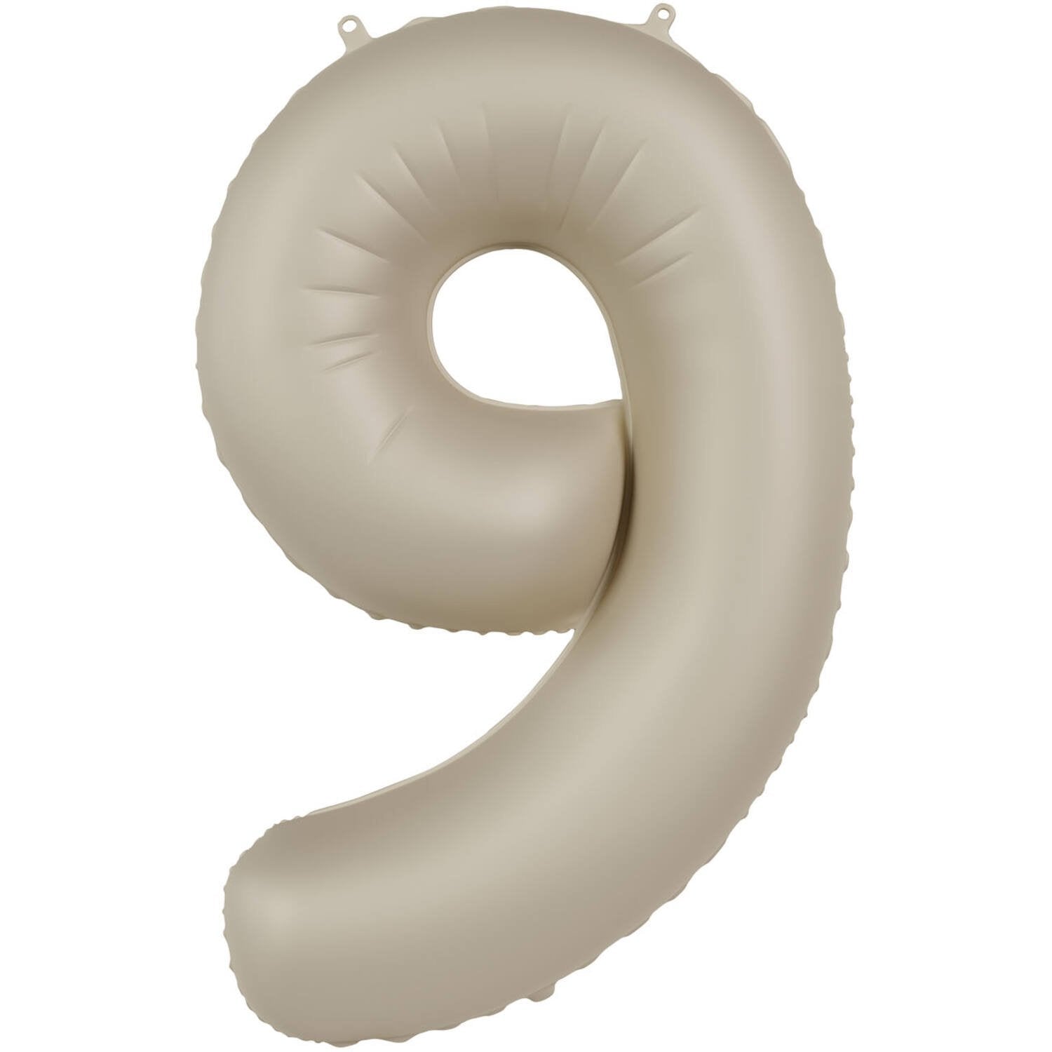 Palloncino Numero 9 Latte Cremoso Ultra Opaco 86 cm