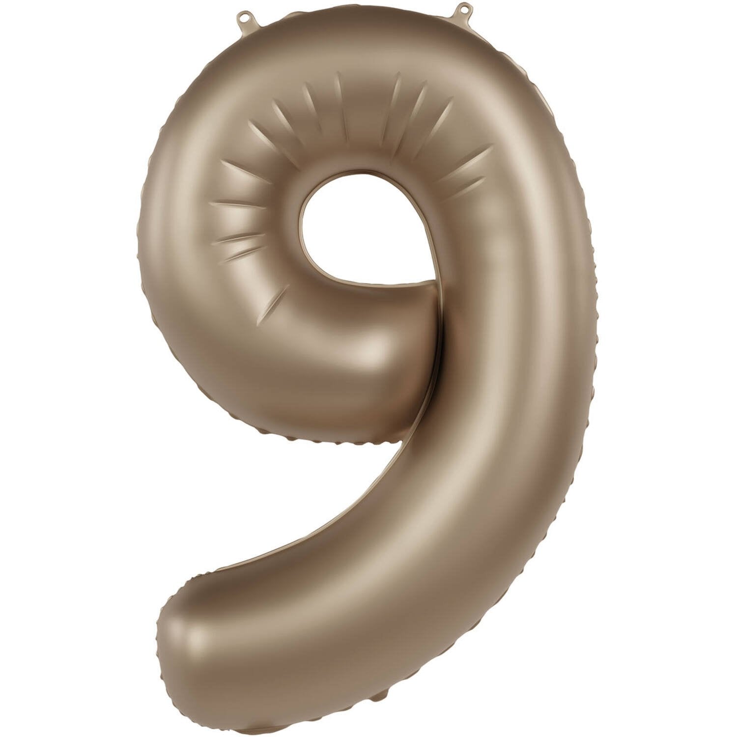 Ballon chiffre 9 Starlight Gold Satin Glitter 86 cm