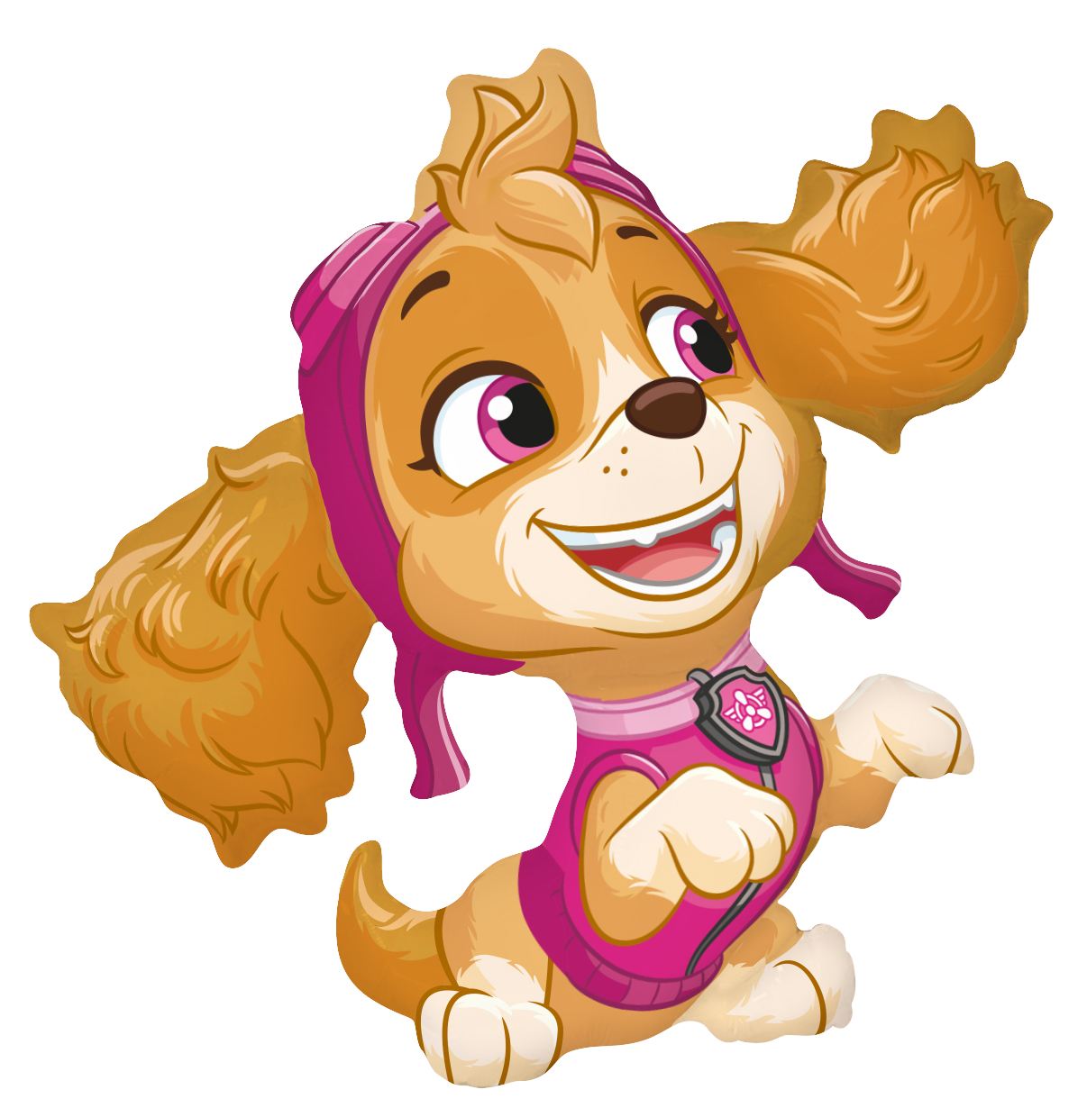 Ballon Pat' Patrouille en forme de Skye 71 x 78 cm