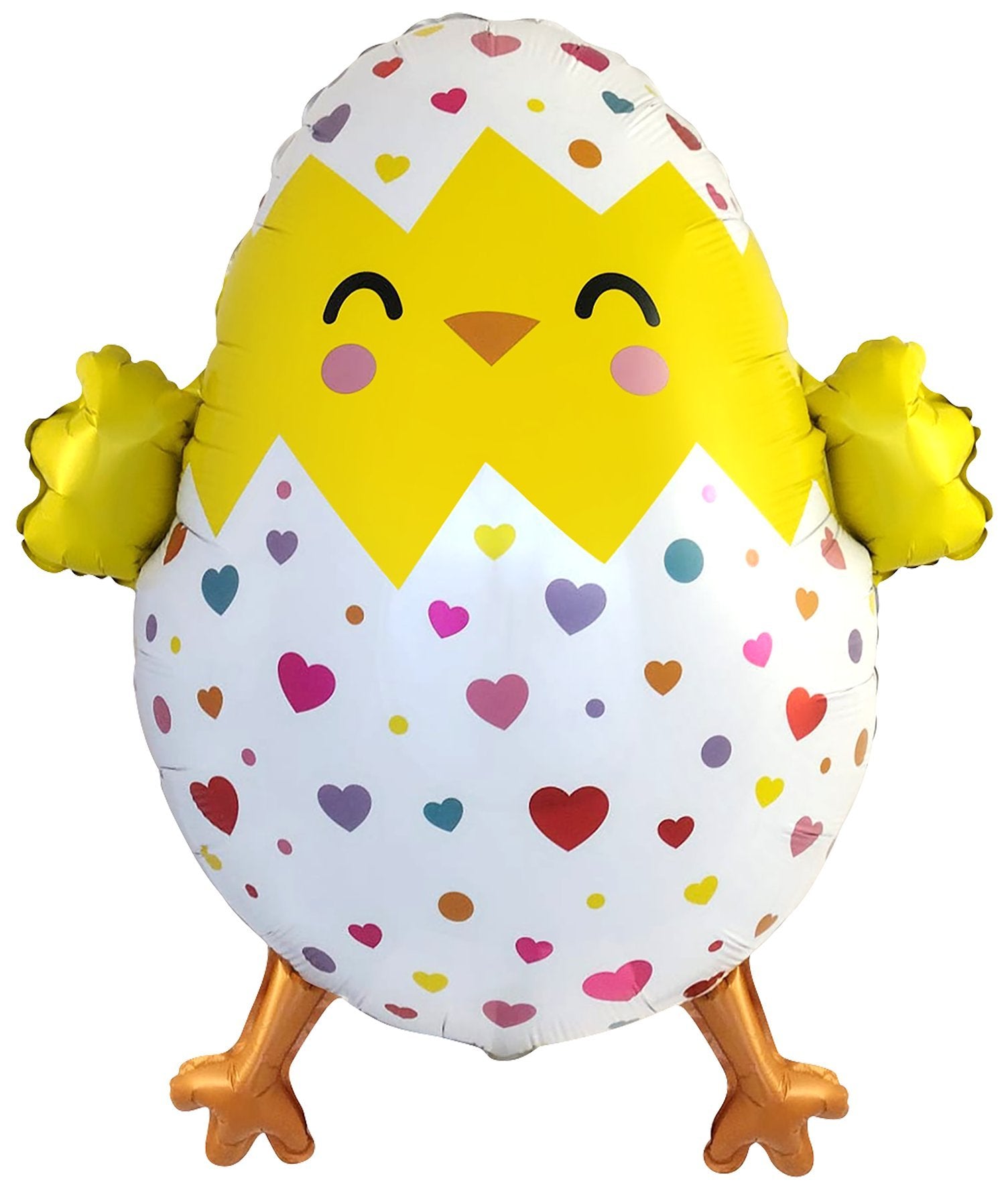 Ballon poulet joyeux 80 x 81 cm